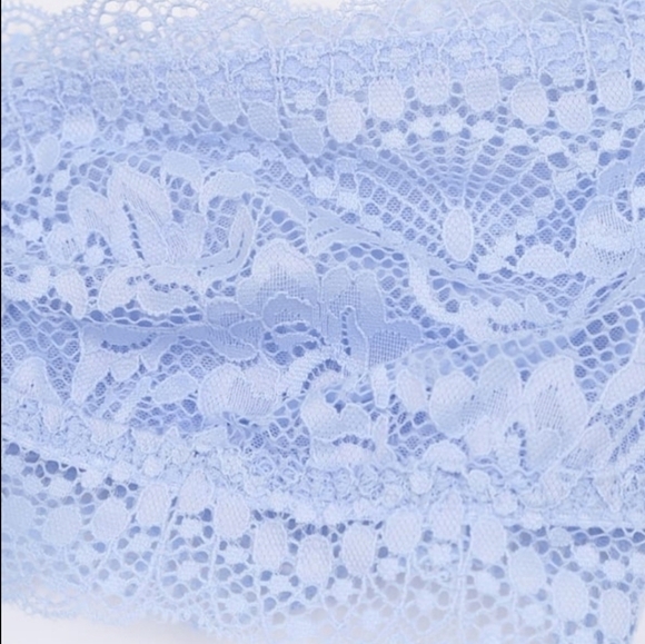 Free People Womens's Quartz Lacey Looks Bandeau- Blue Moon. Size: XS. - Picture 9 of 13